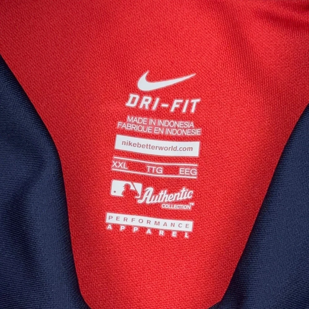 Nike‎ St. Louis Cardinals Performance Polo Shirt Men's XXL Red MLB Dri-FIT Golf